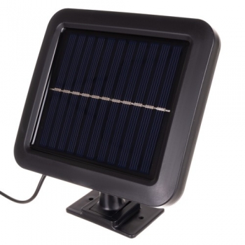 1Mcz SL-F120 Solární lampa s externím panelem, ovladačem a senzorem pohybu 120x LED černá (black)