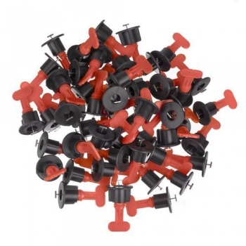 1Mcz Sada pro pokládání dlažby 150ks a klíče červená černá (red black)
