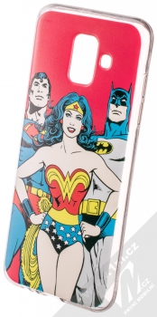 DC Comics Justice League 003 TPU ochranný silikonový kryt s motivem pro Samsung Galaxy A6 (2018) červená (red)
