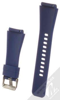 Devia Deluxe Sport Band Straight silikonový pásek na zápěstí s univerzální osičkou 22mm tmavě modrá (navy blue) zezadu