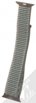 Devia Nylon Sport Band nylonový pásek na zápěstí pro Apple Watch 38mm, Watch 40mm, Watch 41mm šedá (storm gray) v přímce zezadu