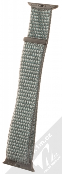 Devia Nylon Sport Band nylonový pásek na zápěstí pro Apple Watch 38mm, Watch 40mm, Watch 41mm šedá (storm gray) v přímce