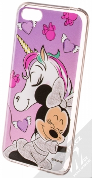 Disney Minnie Mouse a Jednorožec 036 TPU ochranný silikonový kryt s motivem pro Huawei Y5 (2018), Honor 7S fialová světle růžová (violet light pink)