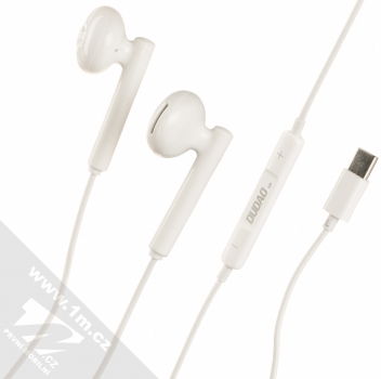 Dudao X3s stereo sluchátka s USB Type-C konektorem bílá (white)