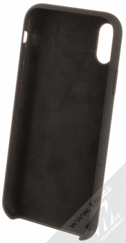 Ferrari Heritage Silicone ochranný kryt pro Apple iPhone XR (FEOSIHCI61XBK) černá (black) zepředu