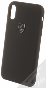 Ferrari Heritage Silicone ochranný kryt pro Apple iPhone XR (FEOSIHCI61XBK) černá (black)