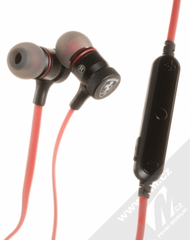 Ferrari Scuderia Bluetooth Stereo Earphones stereo Bluetooth headset s ovladačem červená (red)