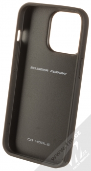 Ferrari Scuderia Quilted ochranný kryt pro Apple iPhone 13 Pro (FEHCP13LRQUK) černá (black) zepředu