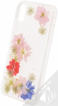 Flavr iPlate Real Flowers Grace ochranný kryt s pravými květy pro Apple iPhone X průhledná (transparent)