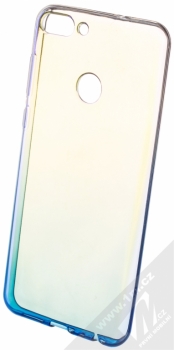 Forcell Blueray TPU ochranný silikonový kryt pro Huawei P Smart průhledná modrá (transparent blue)
