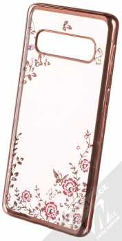 Forcell Diamond TPU ochranný kryt pro Samsung Galaxy S10 růžově zlatá (rose gold)