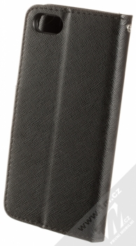 Forcell Fancy Book flipové pouzdro pro Huawei Y5 (2018), Honor 7S černá (black) zezadu