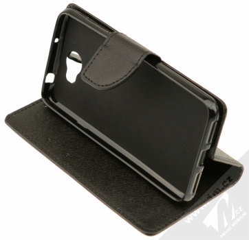 Forcell Fancy Book flipové pouzdro pro Huawei Y5 II černá (black) stojánek