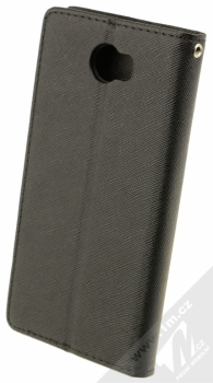Forcell Fancy Book flipové pouzdro pro Huawei Y5 II černá (black) zezadu