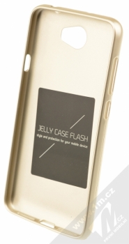 Forcell Jelly Matt Case TPU ochranný silikonový kryt pro Huawei Y5 II, Y6 II Compact zlatá (gold) zepředu