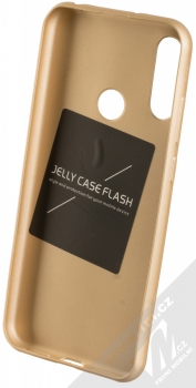 Forcell Jelly Matt Case TPU ochranný silikonový kryt pro Huawei Y6 (2019) zlatá (gold) zepředu