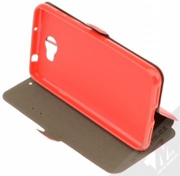 Forcell Pocket Book flipové pouzdro pro Huawei Y5 II, Y6 II Compact malinově červená (raspberry red) stojánek
