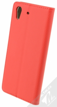 Forcell Smart Book flipové pouzdro pro Huawei Y6 II červená (red) zezadu