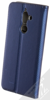 Forcell Smart Book flipové pouzdro pro Nokia 7 Plus modrá (blue) zezadu