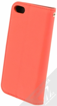 Forcell Thermo Book tepelně senzitivní flipové pouzdro pro Apple iPhone 5, 5S, SE červená (red) zezadu