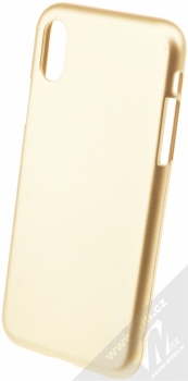 Goospery i-Jelly Case TPU ochranný kryt pro Apple iPhone X, iPhone XS zlatá (metal gold)