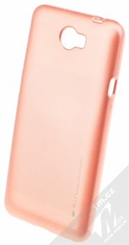 Goospery i-Jelly Case TPU ochranný kryt pro Huawei Y5 II, Y6 II Compact růžově zlatá (metal rose gold)