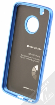 Goospery i-Jelly Case TPU ochranný kryt pro Moto G5 Plus tmavě modrá (metal dark blue) zepředu
