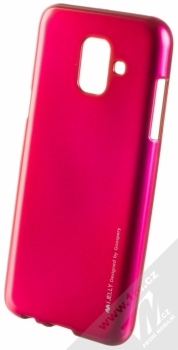 Goospery i-Jelly Case TPU ochranný kryt pro Samsung Galaxy A6 (2018) sytě růžová (metal hot pink)