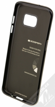 Goospery i-Jelly Case TPU ochranný kryt pro Samsung Galaxy S7 Edge černá (metal black) zepředu