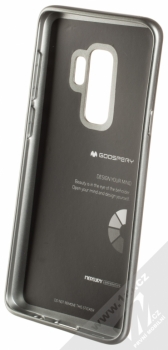 Goospery i-Jelly Case TPU ochranný kryt pro Samsung Galaxy S9 Plus šedá (metal grey) zepředu
