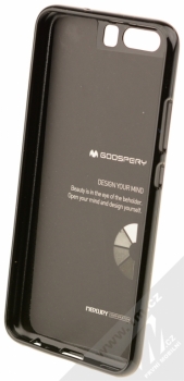 Goospery Jelly Case TPU ochranný silikonový kryt pro Huawei P10 černá (black) zepředu