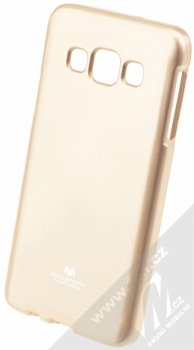 Goospery Jelly Case TPU ochranný silikonový kryt pro Samsung Galaxy A3, Galaxy A3 Duos zlatá (gold)