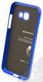 Goospery Jelly Case TPU ochranný silikonový kryt pro Samsung Galaxy A5 (2017) tmavě modrá (dark blue) zepředu