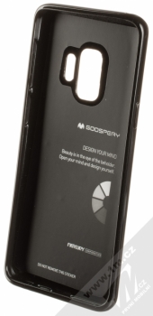 Goospery Jelly Case TPU ochranný silikonový kryt pro Samsung Galaxy S9 černá (black) zepředu