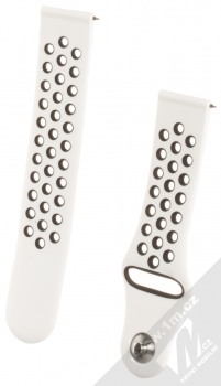 Handodo Double Color Strap silikonový pásek na zápěstí pro Samsung Gear S2 Classic bílá černá (white black)