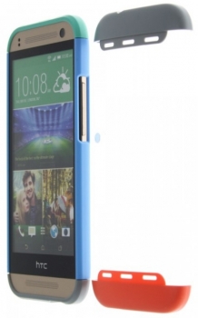HTC HC C971 Double Dip originální ochranný kryt pro HTC One Mini 2 modro zelená (blue green)