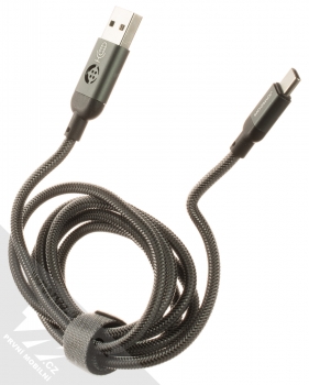 Joyroom Voice Control LED Light USB kabel s USB Type-C konektorem (S-1230N16TC) šedá (grey) komplet