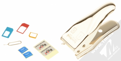 KaisiKing Sim Cut 2in1 - kleště, řezačka microSIM a nanoSIM karet stříbrná (silver) balení