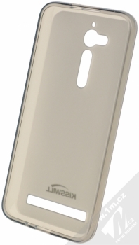 Kisswill TPU Open Face silikonové pouzdro pro Asus ZenFone Go (ZB500KL) černá průhledná (black) zepředu