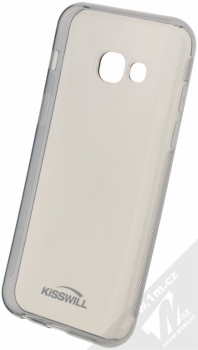 Kisswill TPU Open Face silikonové pouzdro pro Samsung Galaxy A3 (2017) černá průhledná (black)