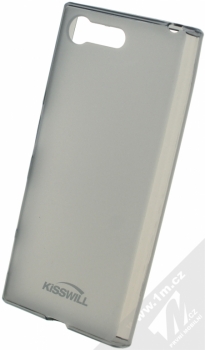 Kisswill TPU Open Face silikonové pouzdro pro Sony Xperia X Compact černá průhledná (black)
