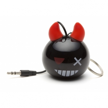 KitSound Mini Buddy Devil Bomb reproduktor pro mobilní telefon, mobil, smartphone - Ďábelská bomba černá (black)