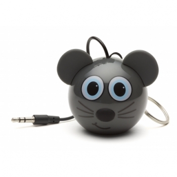 KitSound Mini Buddy Mouse reproduktor pro mobilní telefon, mobil, smartphone - Myš šedá (grey)