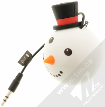 KitSound Mini Buddy Snowman reproduktor pro mobilní telefon, mobil, smartphone - Sněhulák bílá (white)