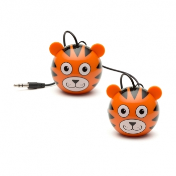 KitSound Mini Buddy Tiger reproduktor pro mobilní telefon, mobil, smartphone - Tygr oranžová (orange)