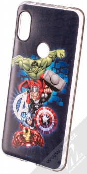 Marvel Avengers 001 TPU ochranný silikonový kryt s motivem pro Xiaomi Redmi Note 6 Pro tmavě modrá (dark blue)