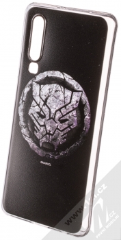 Marvel Black Panther 013 TPU ochranný silikonový kryt s motivem pro Huawei P30 černá (black)