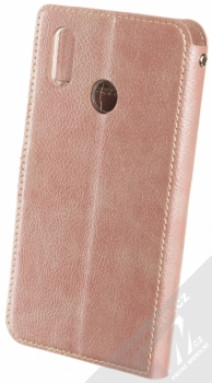 Molan Cano Issue Diary flipové pouzdro pro Huawei P20 Lite růžově zlatá (rose gold) zezadu