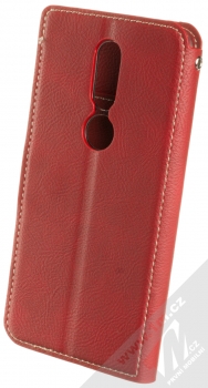 Molan Cano Issue Diary flipové pouzdro pro Nokia 7.1 červená (red) zezadu