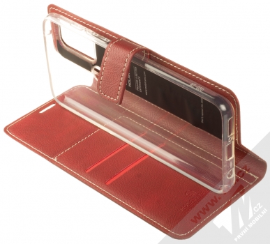 Molan Cano Issue Diary flipové pouzdro pro Motorola Moto G50 červená (red) stojánek